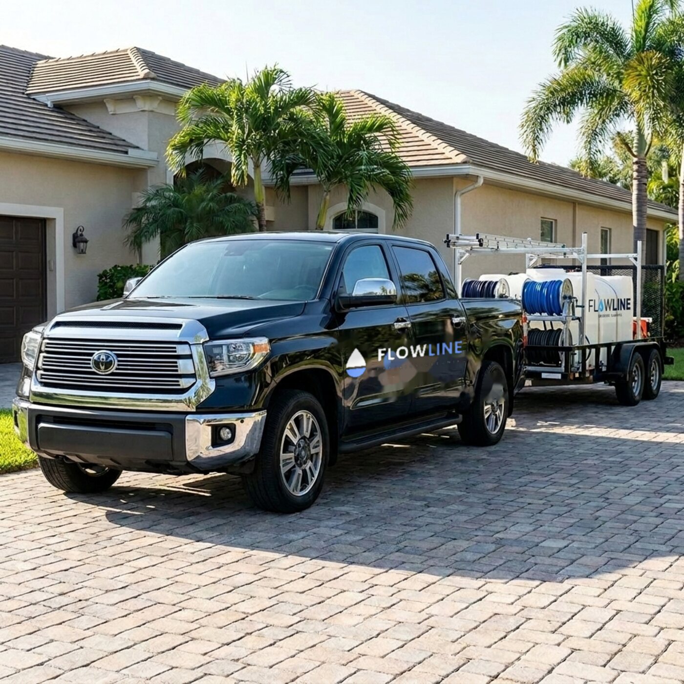 FLOWLINE truck and equipment trailer